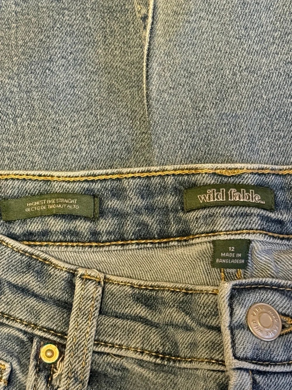 wild fable High-Rise Straight Leg Jeans - Medium Blue Wash - Picture 2 of 3